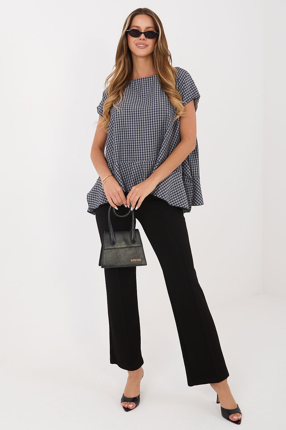   Bluzka Model IT-BZ-FL10332.80 Navy - Italy Moda 
