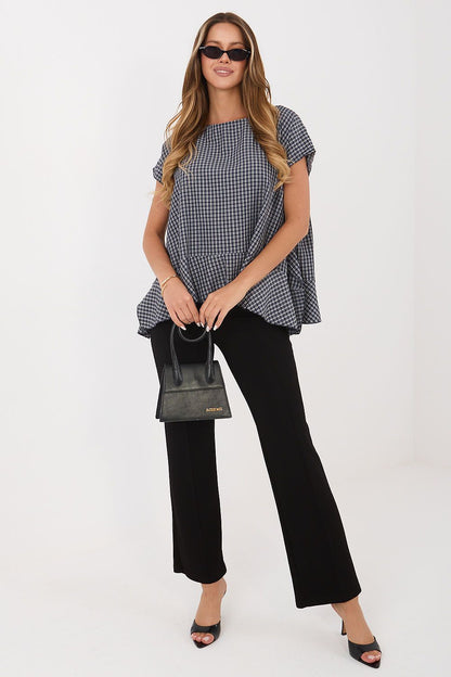   Bluzka Model IT-BZ-FL10332.80 Navy - Italy Moda 