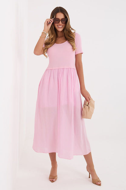  Sukienka Model MI-SK-26044.79 Light Pink - Italy Moda 