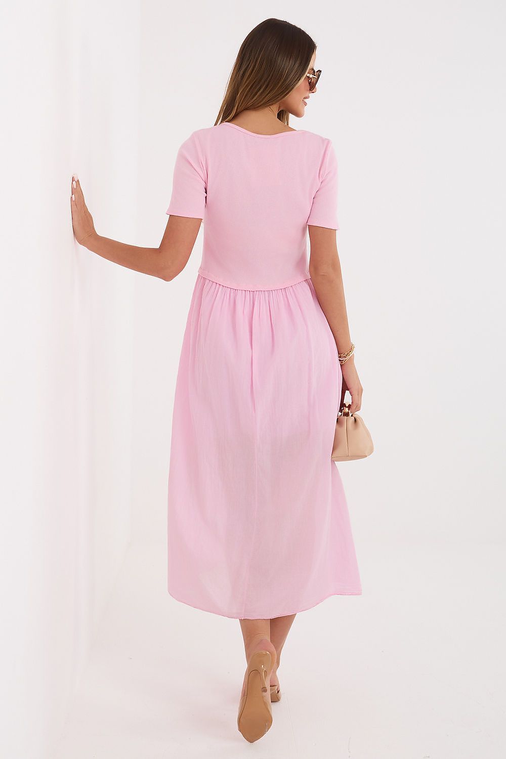  Sukienka Model MI-SK-26044.79 Light Pink - Italy Moda 