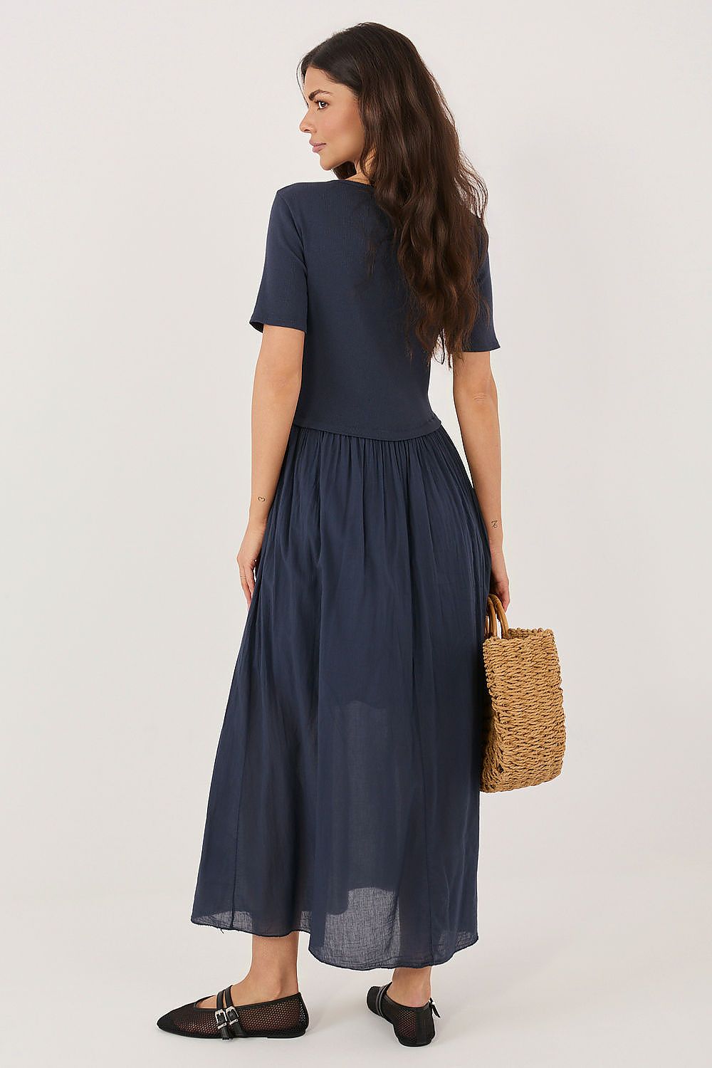  Sukienka Model MI-SK-26044.79 Navy - Italy Moda 