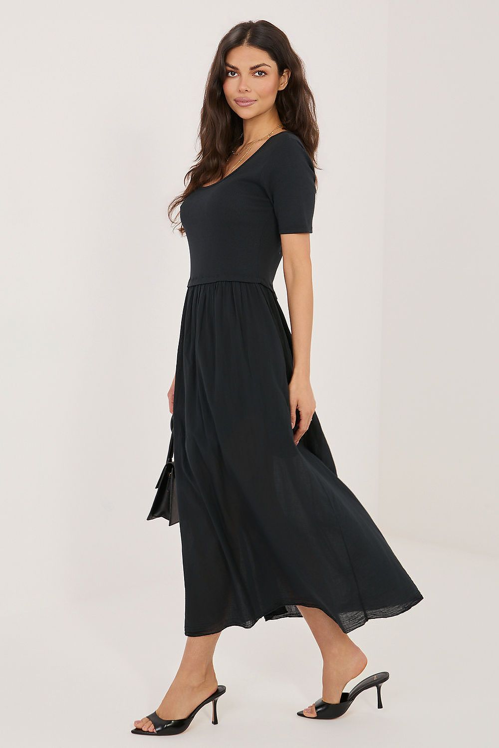 Sukienka Model MI-SK-26044.79 Black - Italy Moda 