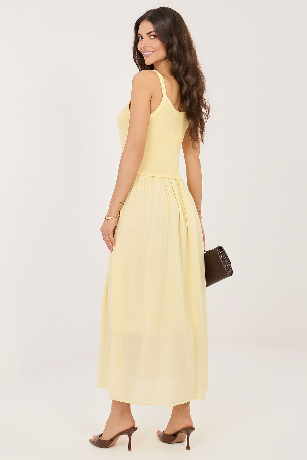  Sukienka Model MI-SK-22586.62 Light Yellow - Italy Moda 
