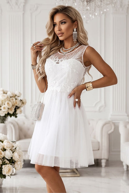  Sukienka Model Caterina 522-5 White - Numoco 