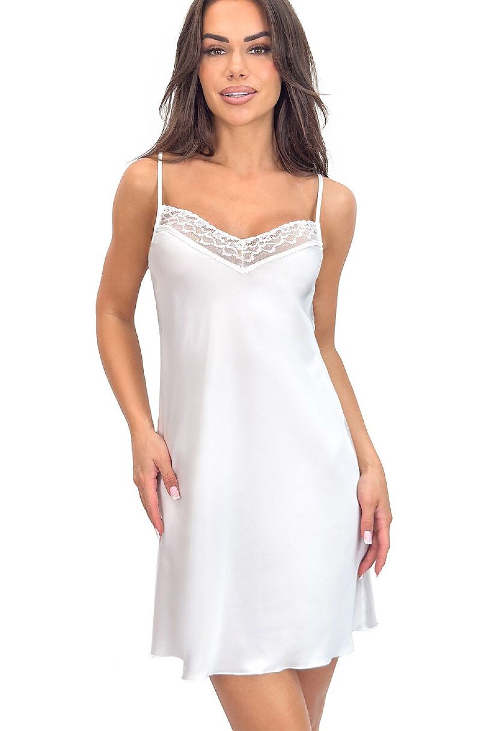  Koszulka nocna Koszula Nocna Model Julia 234859 Ecru - Donna 