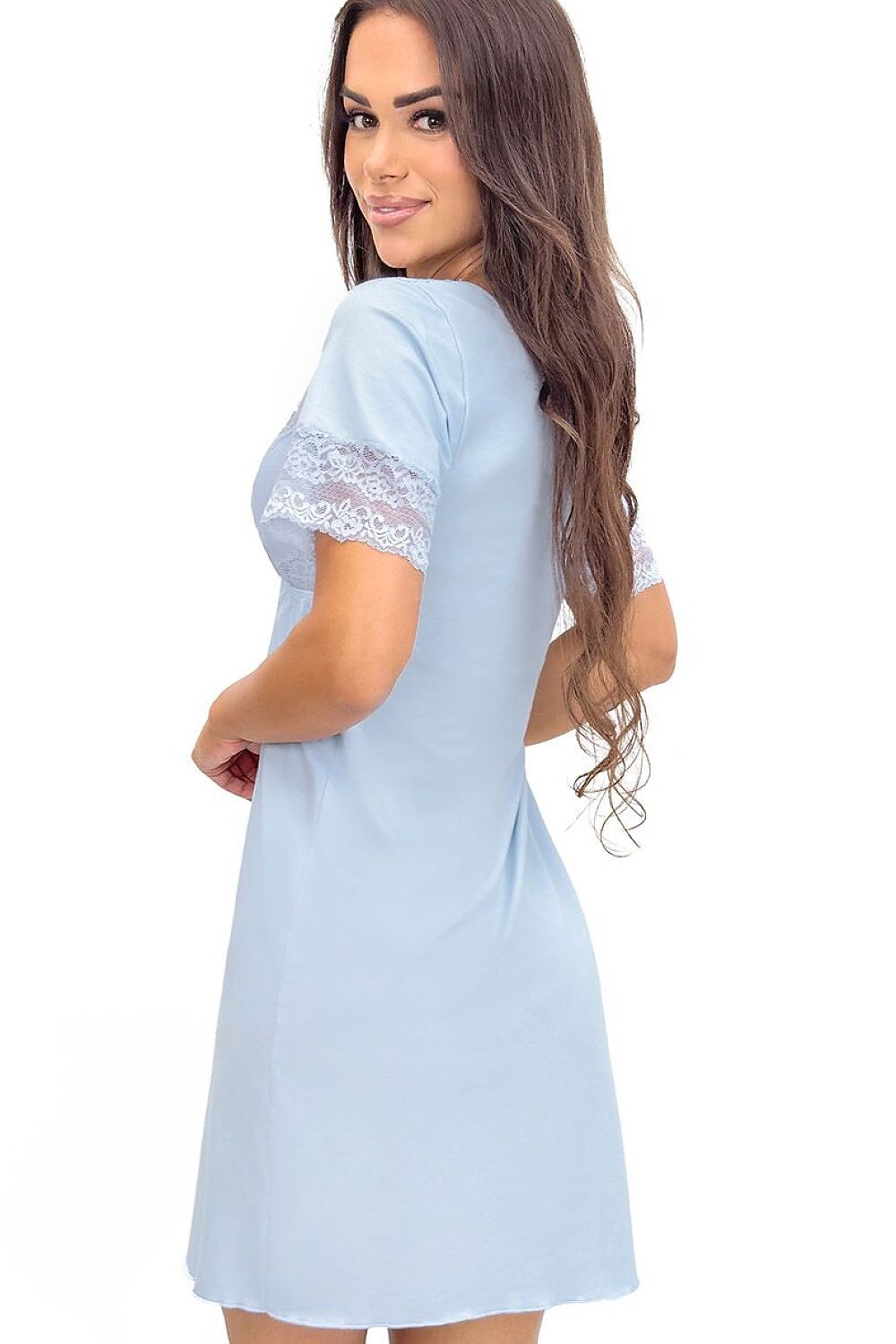  Koszulka nocna Koszula Nocna Model Linda 232921 Błękit - Donna 