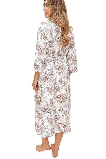  Szlafrok Damski Model Elizabeth 236911 Ecru/Beige/Grey - Donna 