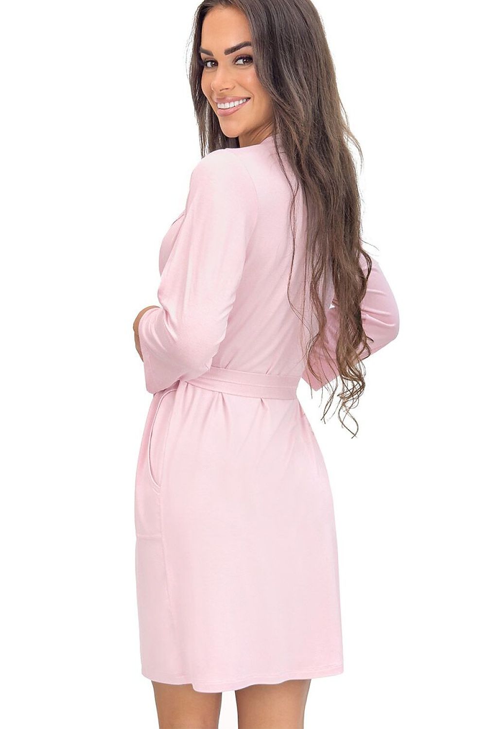  Szlafrok Damski Model Sonia 231622 Powder Pink - Donna 
