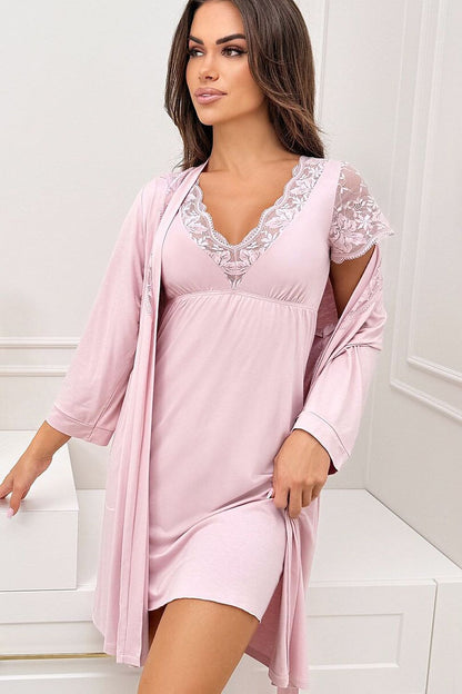  Koszulka nocna Koszula Nocna Model Sonia 227911 Powder Pink - Donna 