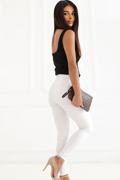  Koszulka Top Model RV-TP-A1465.09 Black - Rue Paris 