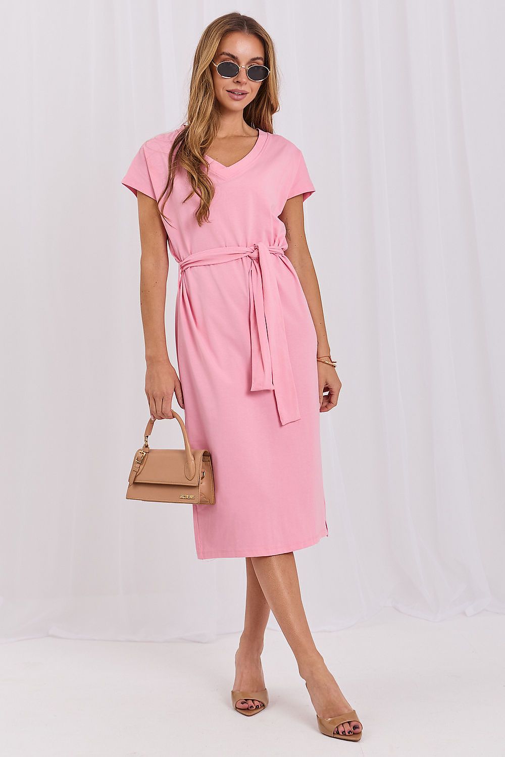  Sukienka Model RV-SK-A1447.78 Pink - Rue Paris 