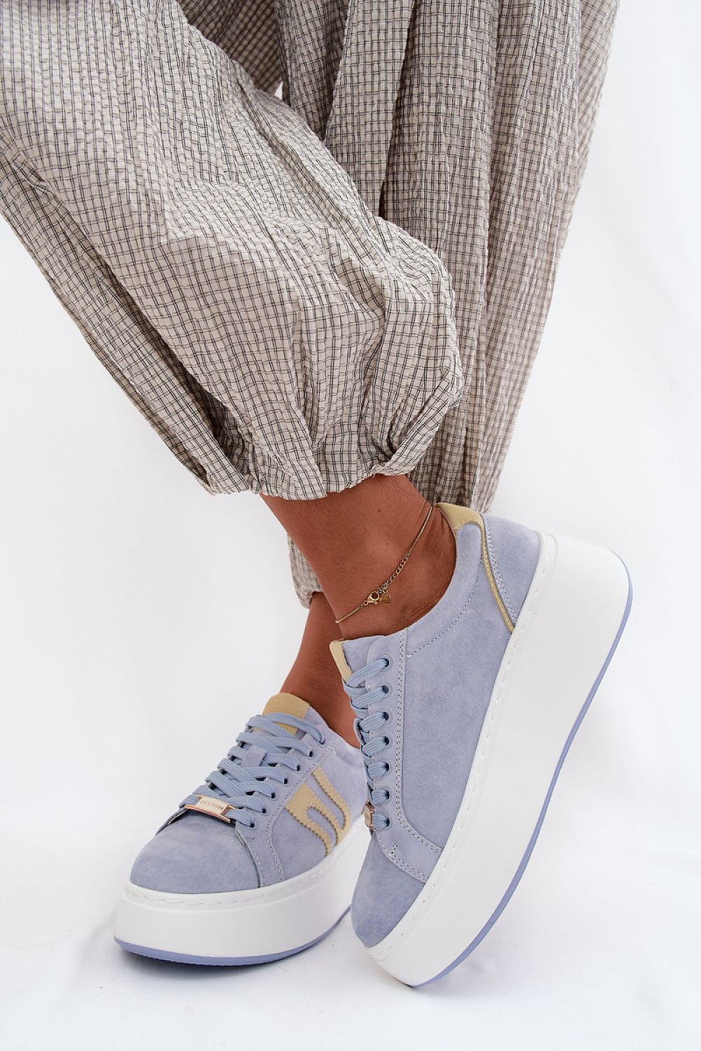   Buty Sportowe Model Salima GD-XW-1070 Blue/Yellow - Step in style 