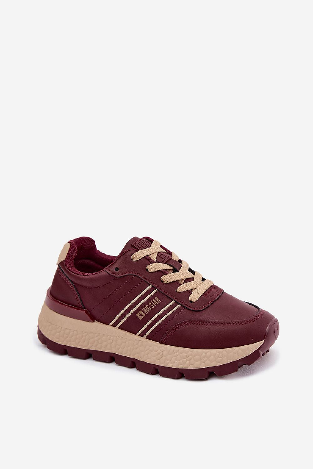   Buty Sportowe Model Big Star UU274041 Bordo - Step in style 