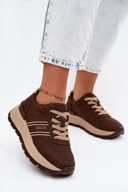   Buty Sportowe Model Big Star UU274040 Czekolada - Step in style 