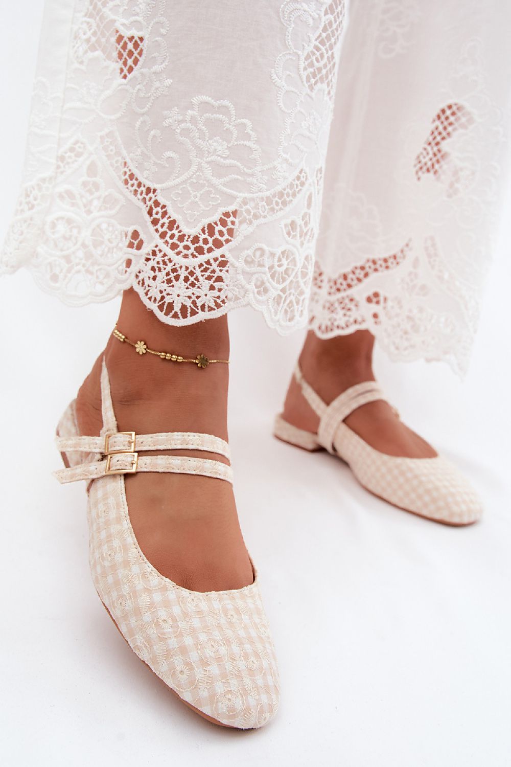  Sandały Model Cameliah GQ8-075 Beige - Step in style 