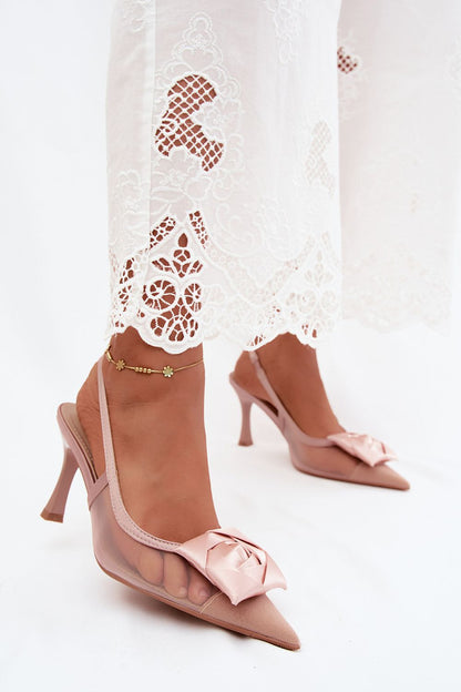  Sandały Model Jasmina P-1526 Szampan - Step in style 