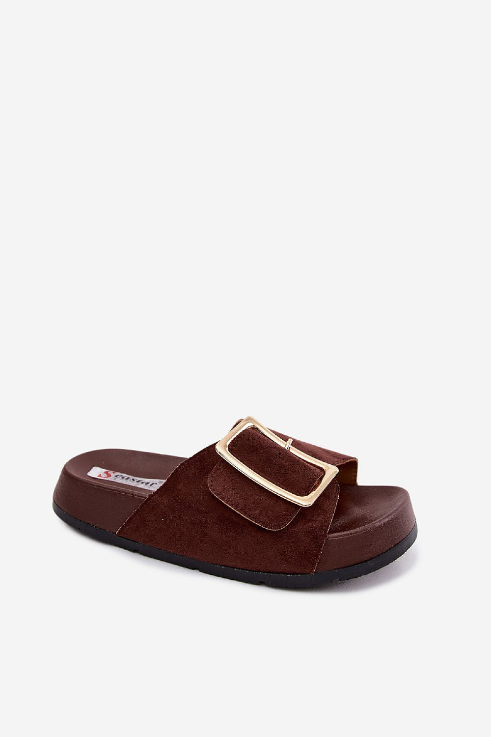  Sandał Klapki Model Coralora CK357 Czekolada - Step in style 