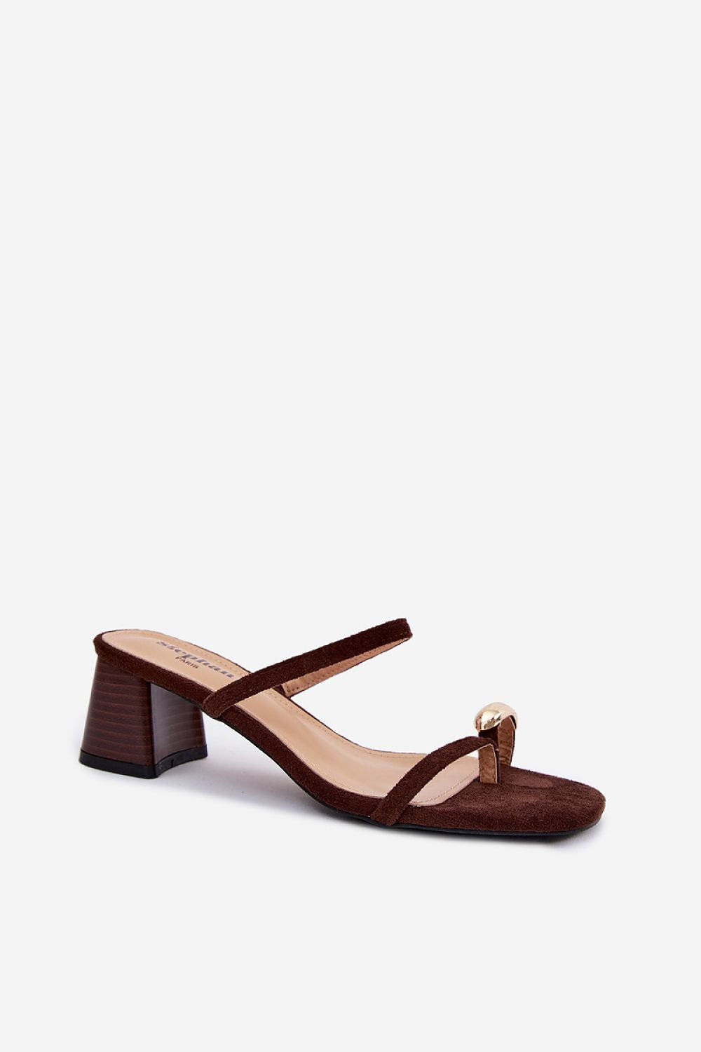  Sandał Klapki Model Verbena 22-391 Czekolada - Step in style 