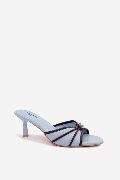  Sandał Klapki Model Orchidia P-1491 Blue - Step in style 