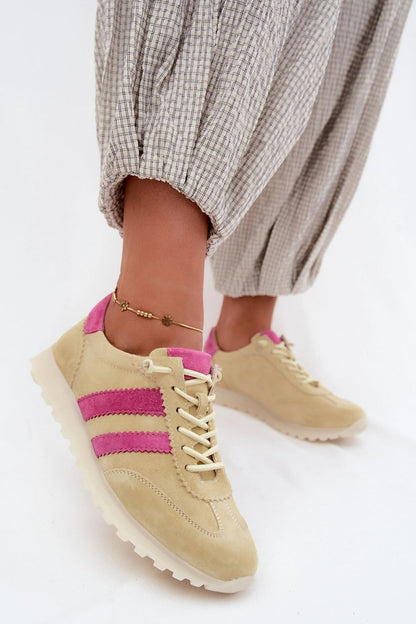   Buty Sportowe Model Cuddla GD-XW-1011 Yellow/Fuksja - Step in style 