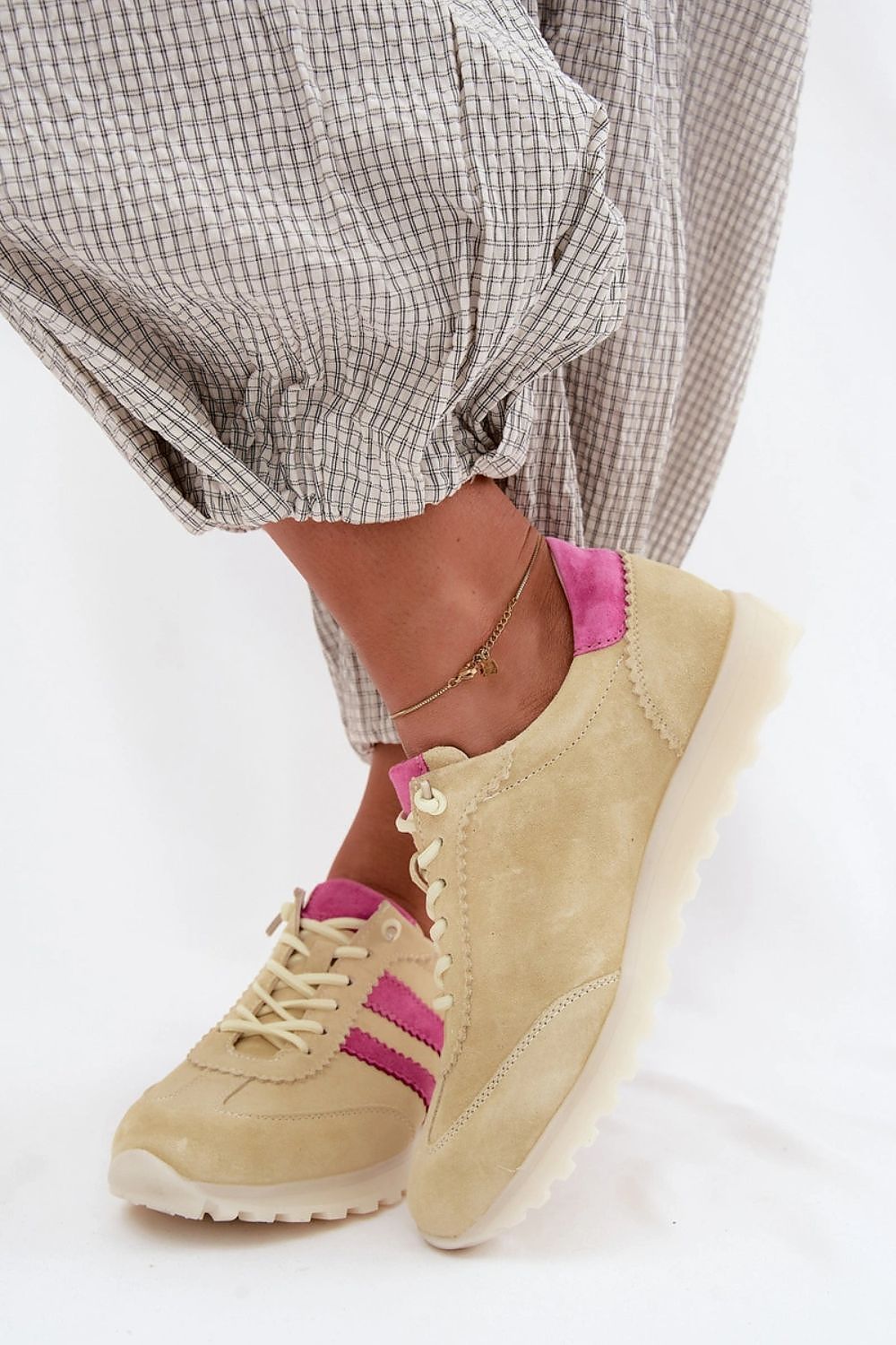   Buty Sportowe Model Cuddla GD-XW-1011 Yellow/Fuksja - Step in style 