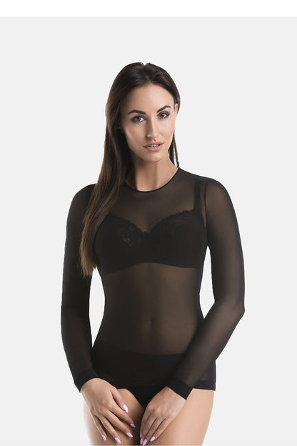   Bluzka Model Glamour 179308 Black - Teyli 