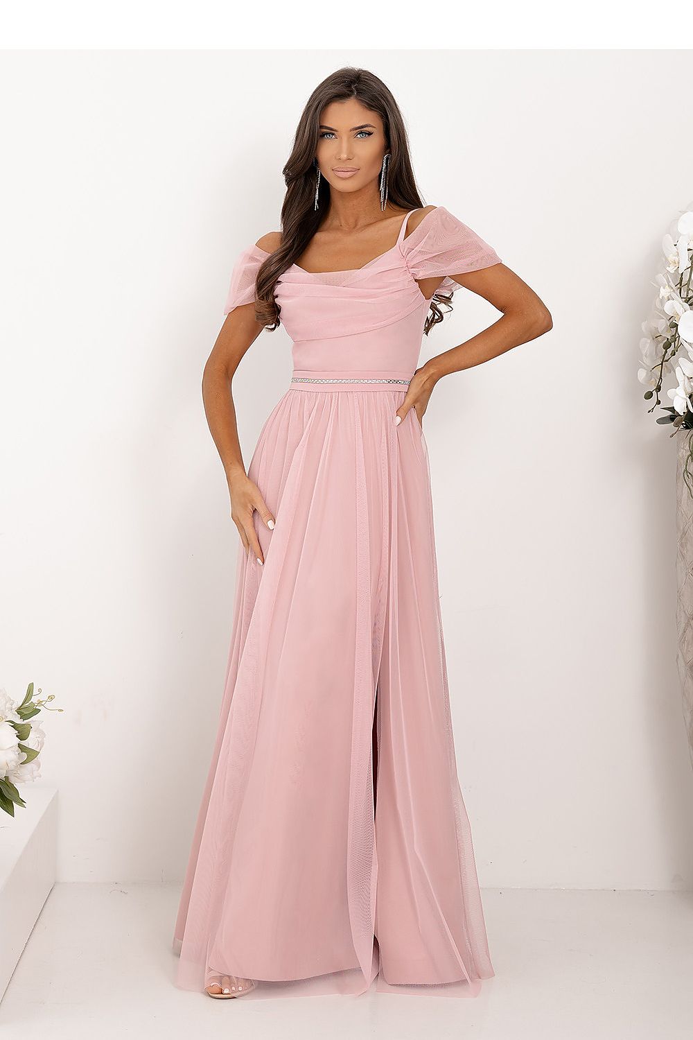  Sukienka Model Kiara 0011281. Dirty Pink - With You 
