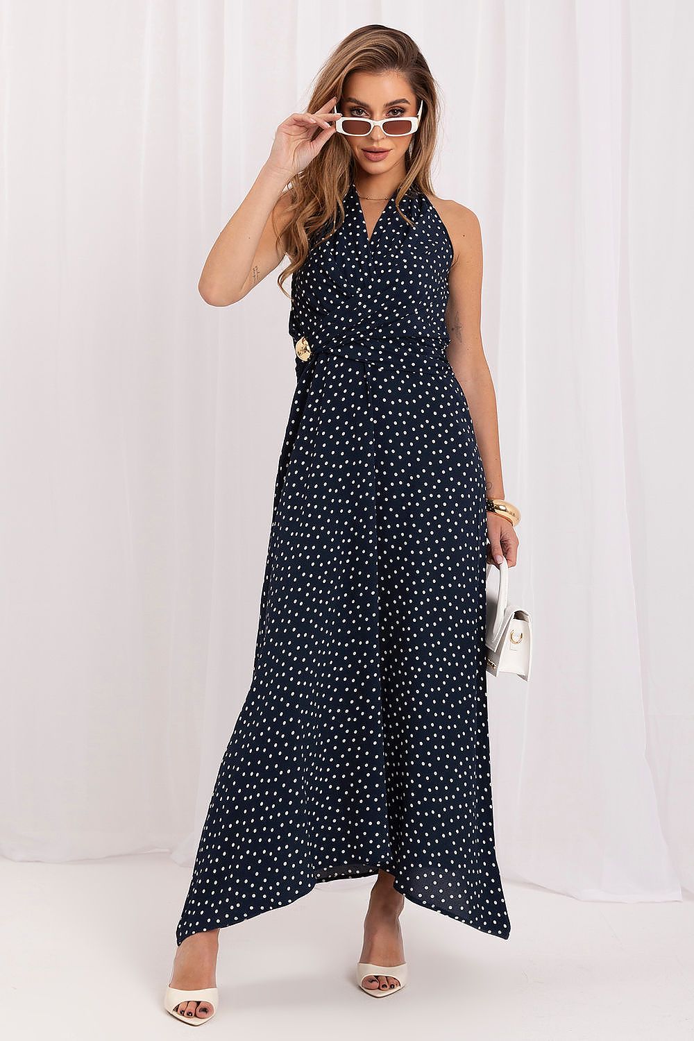  Sukienka Model IR-SK-M116550.97 Navy - Italy Moda 