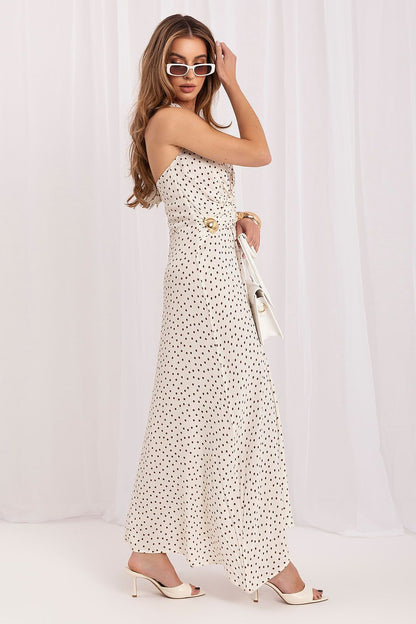  Sukienka Model IR-SK-M116550.97 White/Brown - Italy Moda 