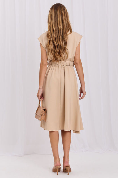  Sukienka Model MI-SK-3430-1.01 Beige - Italy Moda 