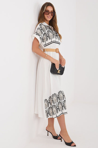  Sukienka Model IR-SK-2689-2.87 White/Black - Italy Moda 