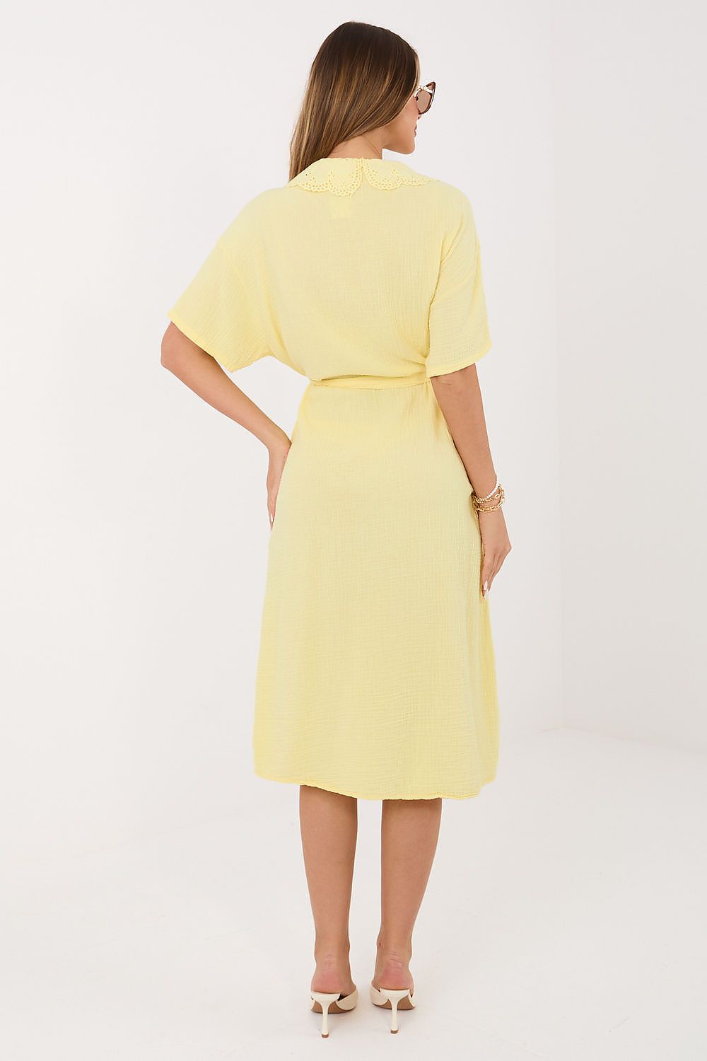  Sukienka Model MI-SK-3426.91 Light Yellow - Italy Moda 