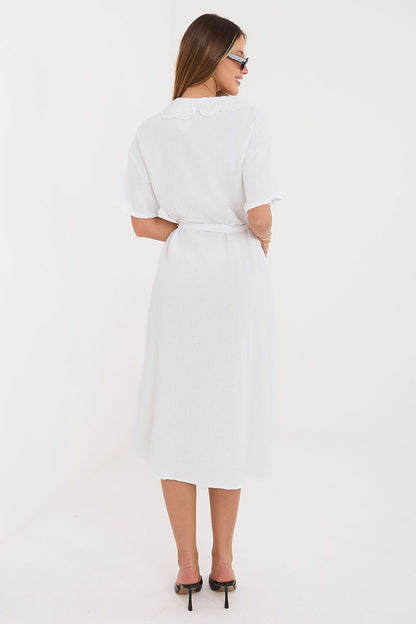 Sukienka Model MI-SK-3426.91 White - Italy Moda 