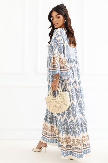 Sukienka Model IR-SK-LD2556.89 Blue - Italy Moda 