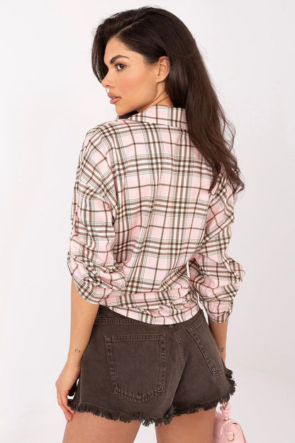   Koszula Damska Model IT-KS-16567.01 Light Pink - Italy Moda 