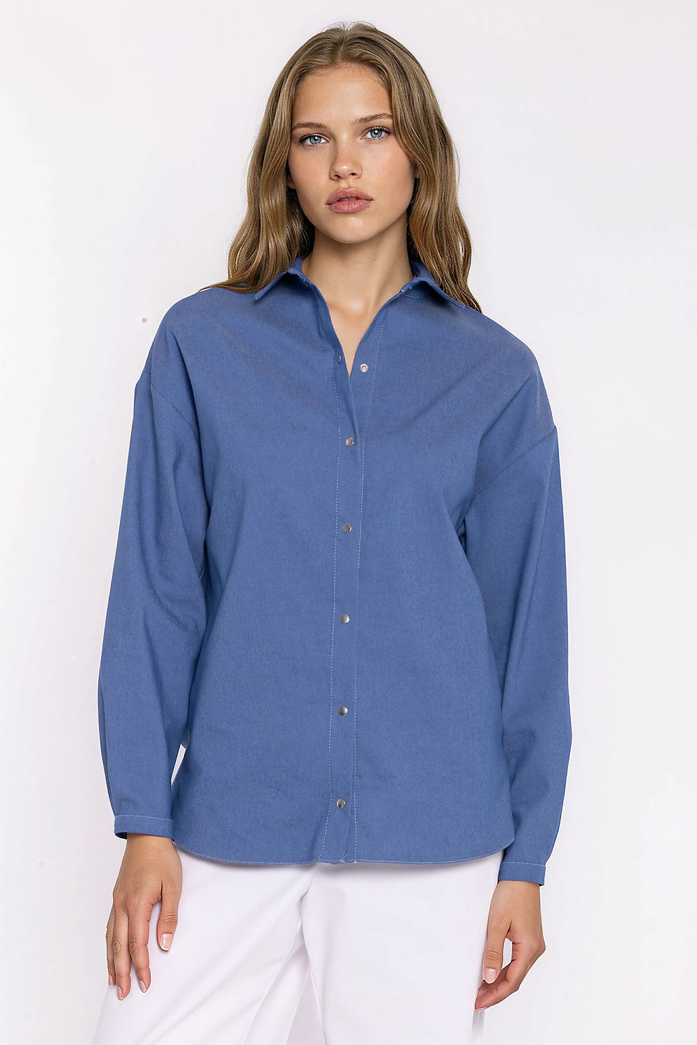   Jeansowa koszula oversize K98 Denim - Nife 