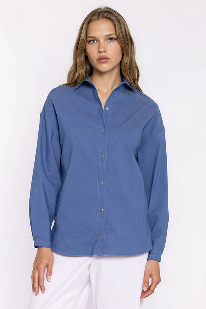   Jeansowa koszula oversize K98 Denim - Nife 