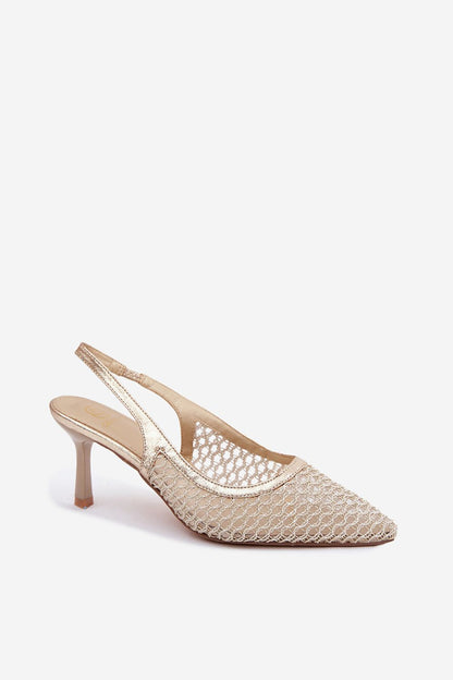  Sandały Model Mangoria NN639 Gold - Step in style 