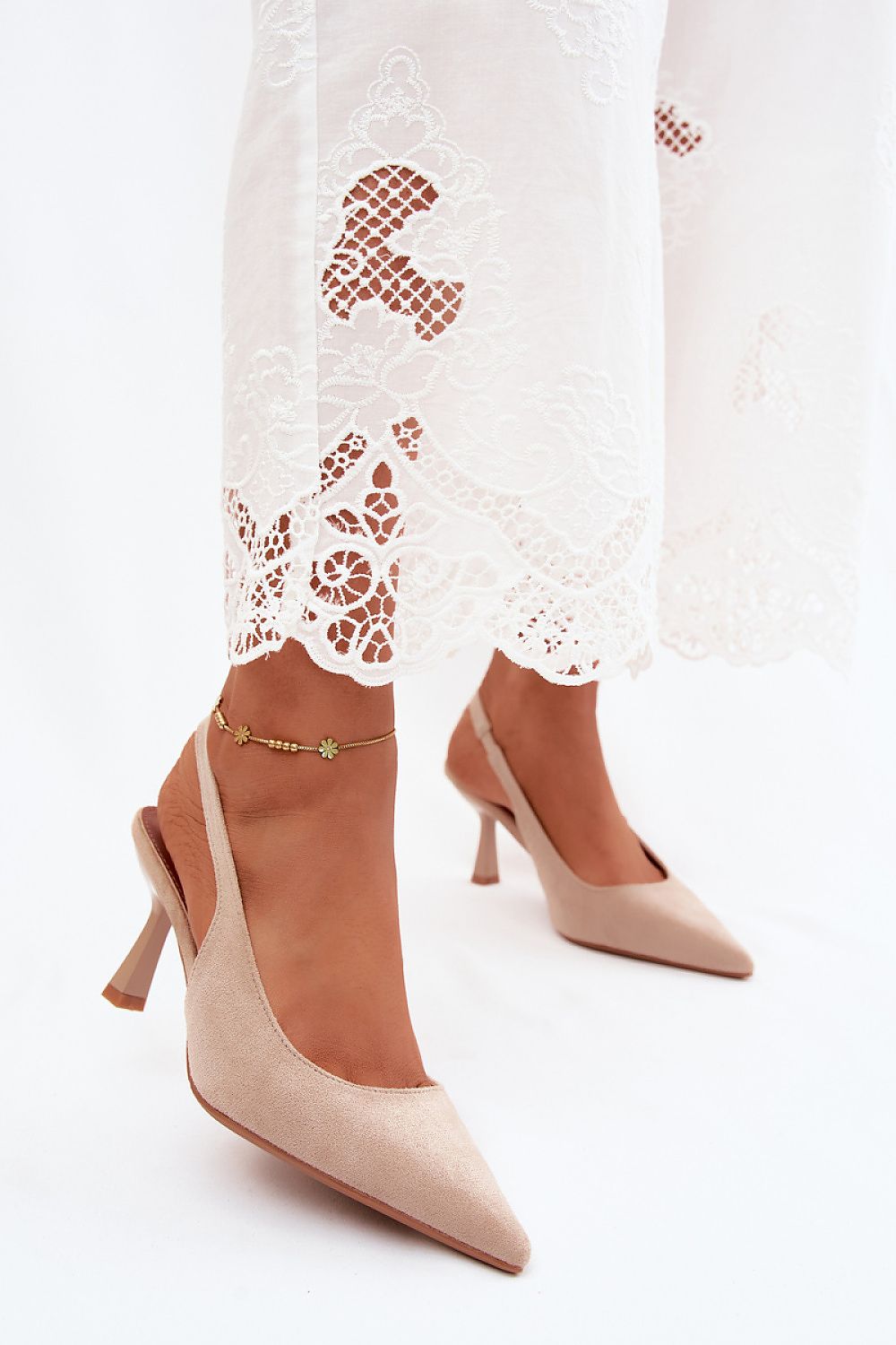  Sandały Model Saria P-1523 Beige - Step in style 