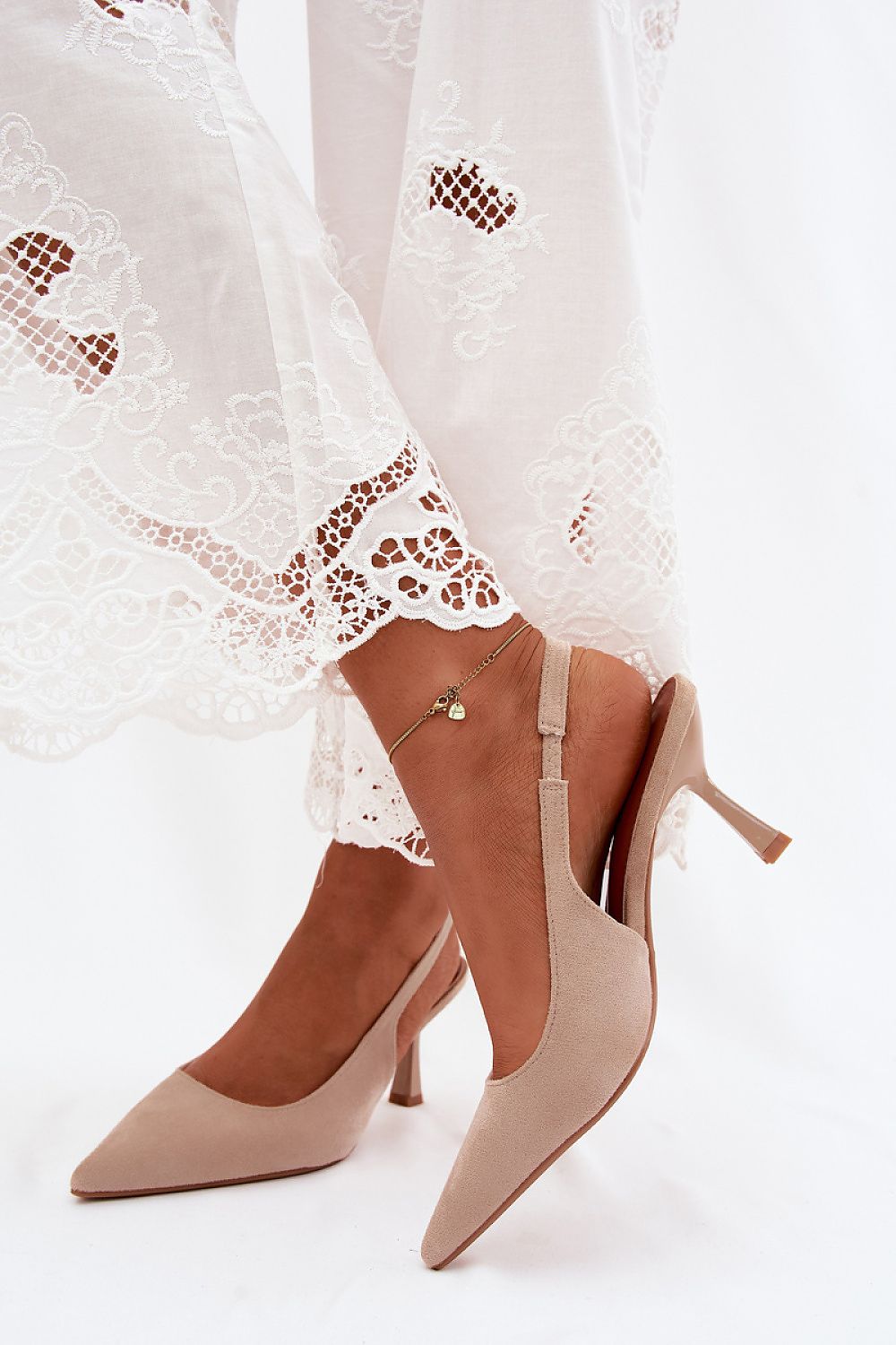  Sandały Model Saria P-1523 Beige - Step in style 