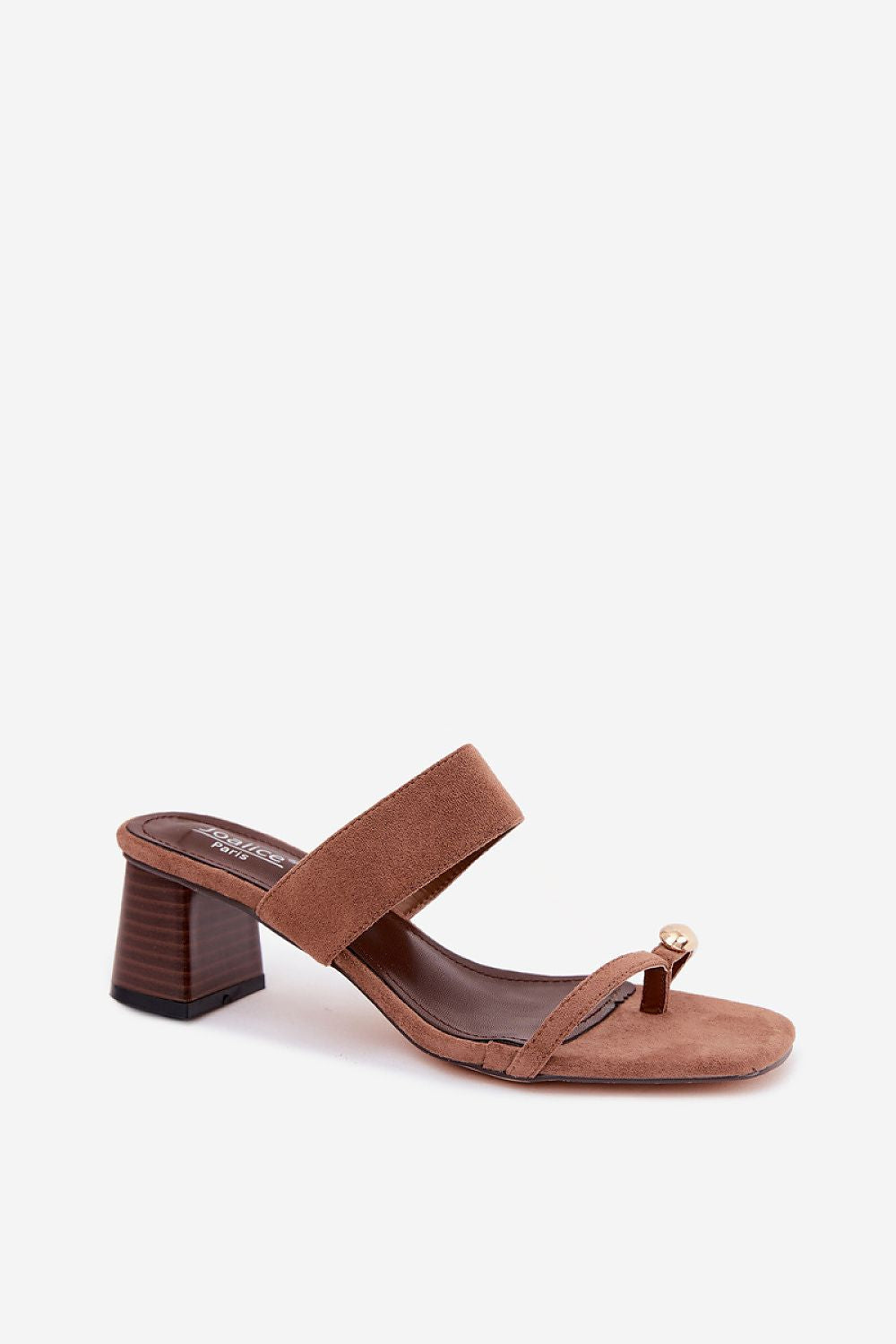  Sandał Klapki Model Dakotelle 666-82 Brown - Step in style 