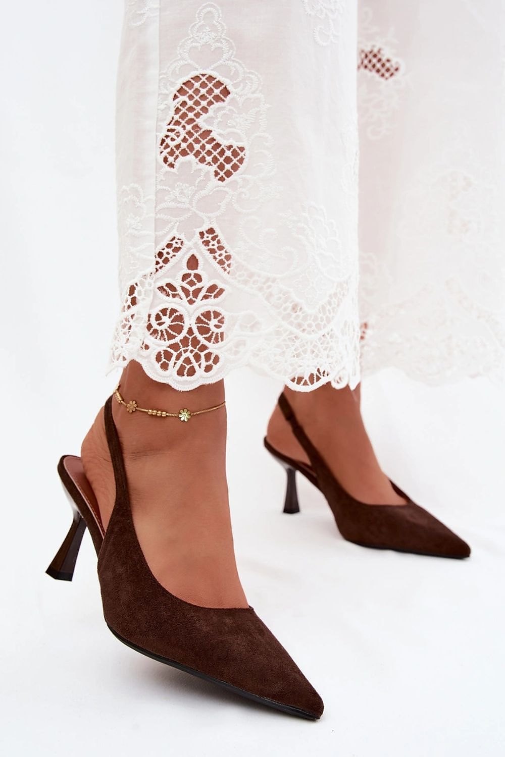  Sandały Model Saria P-1523 Czekolada - Step in style 
