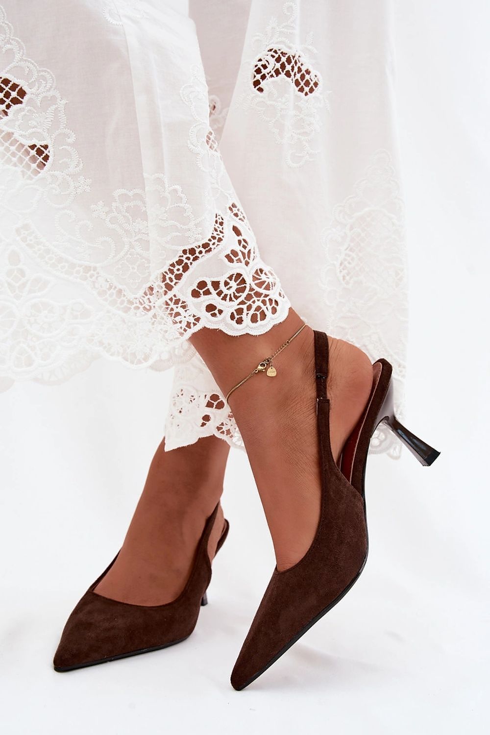  Sandały Model Saria P-1523 Czekolada - Step in style 