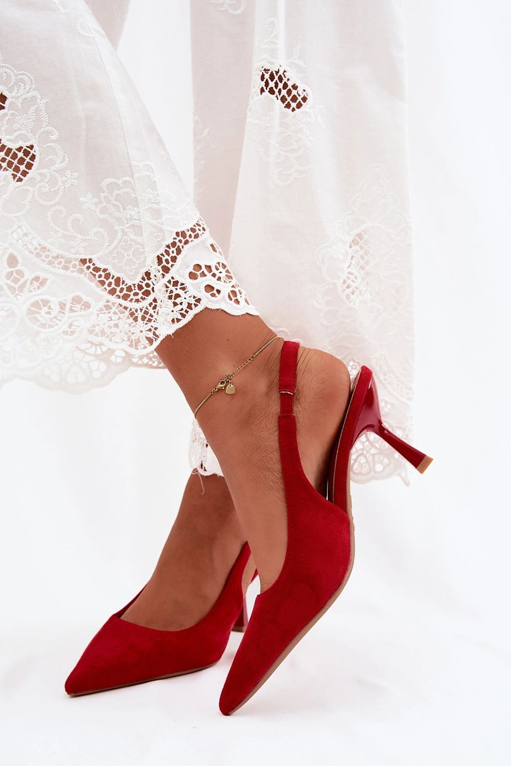  Sandały Model Saria P-1523 Red - Step in style 