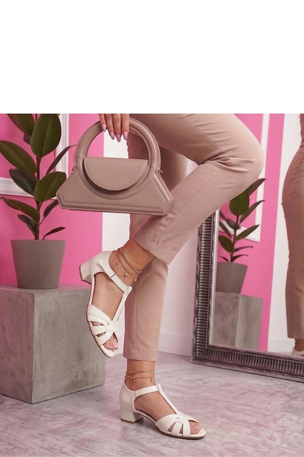  Sandały Model Thea YEHJ-322 White - Solea 