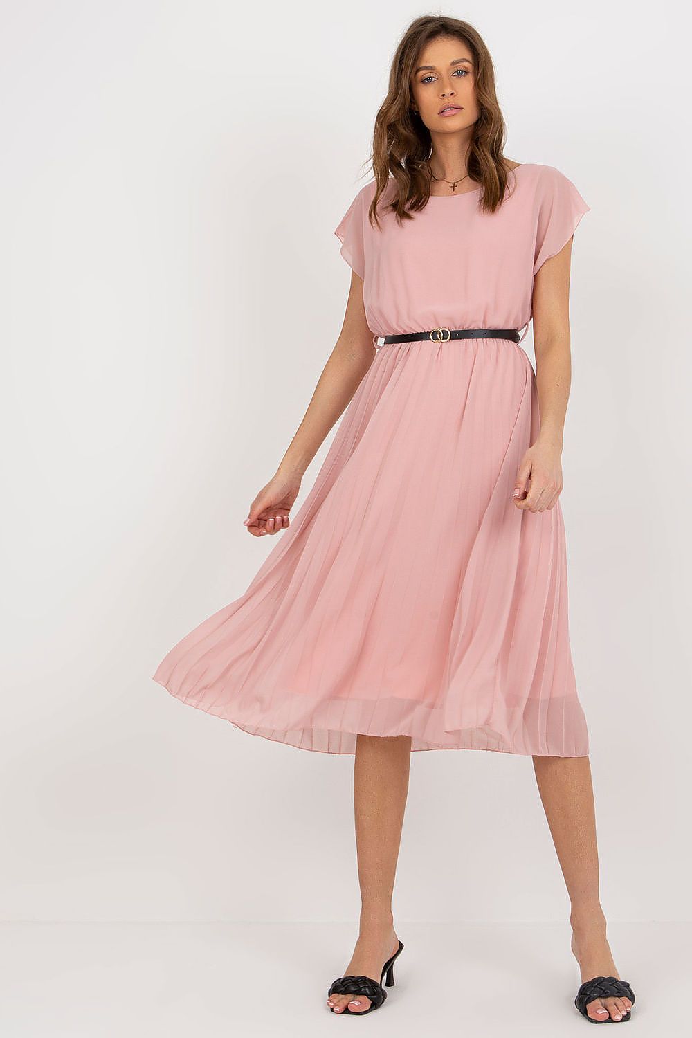  Sukienka Model DHJ-SK-8839-1.23X Light Pink - Rue Paris 