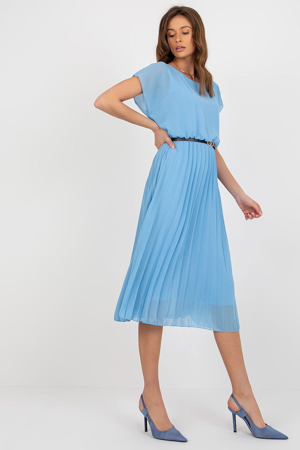  Sukienka Model DHJ-SK-8839-1.23X Light Blue - Rue Paris 