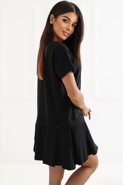  Sukienka Model RV-SK-A1229.10P Black - Rue Paris 