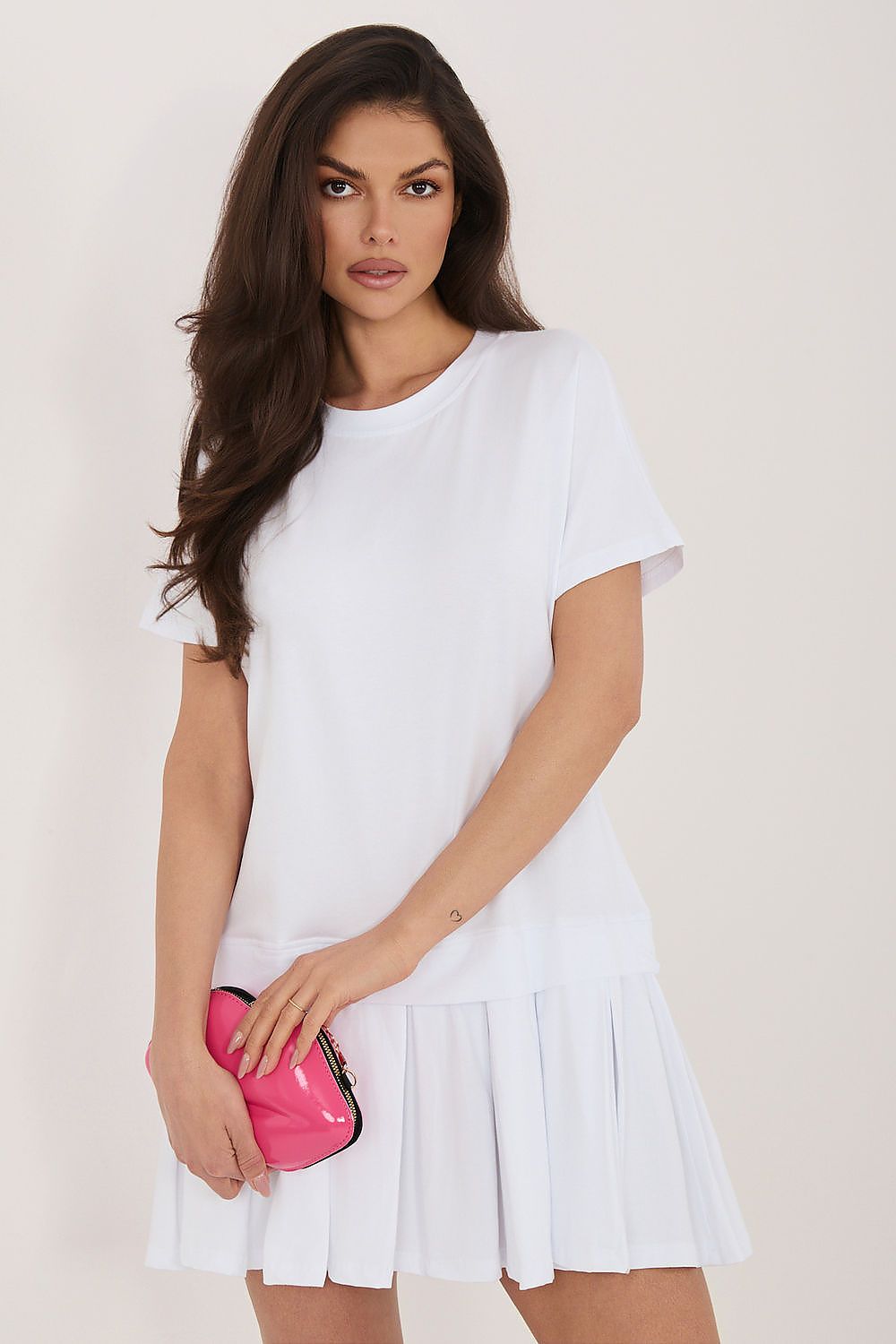  Sukienka Model RV-SK-A1229.10P White - Rue Paris 