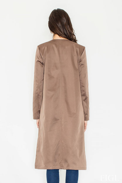   Płaszcz M427 Beige - Figl 